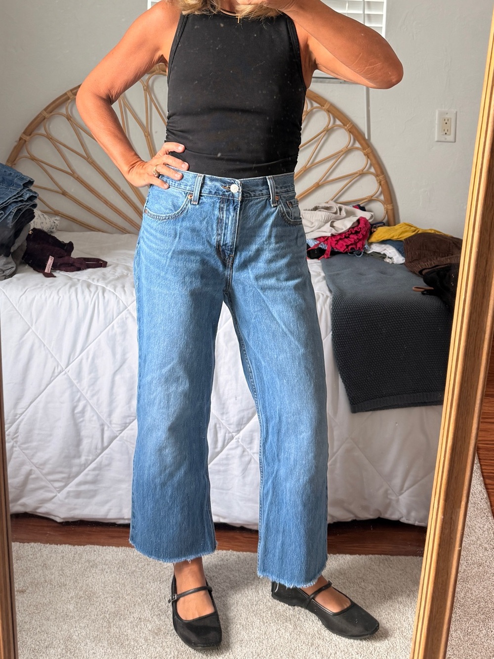 Levi’s Low Pro Straight Women’s Jeans in Blue: my comfy jeans!